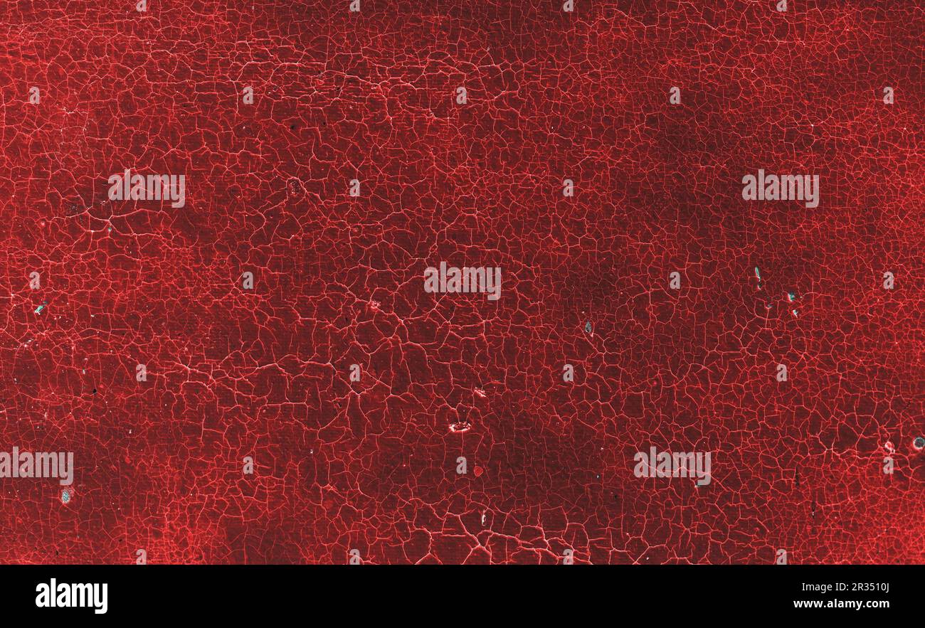 Red Hot Cracked Textured Background Stock Photo
