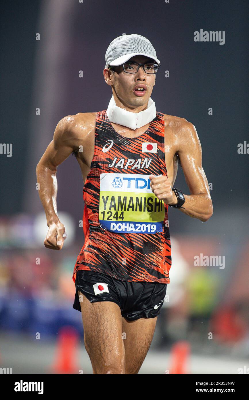 Toshikazu YAMANISHI Running The 20 Kilometres Race Walk At The 2019 toshikazu-yamanishi-running-the-20-kilometres-race-walk-at-the-2019