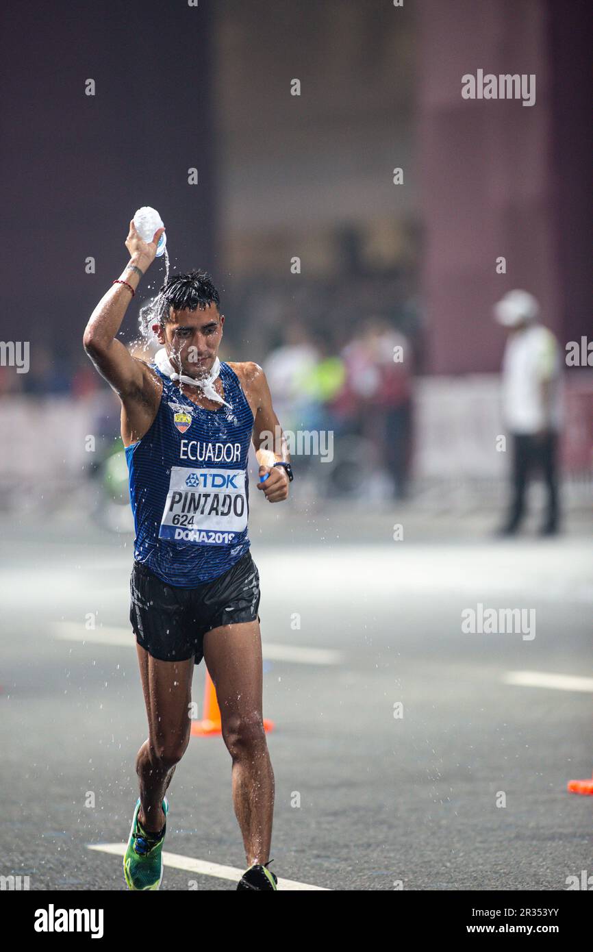 Brian Daniel PINTADO running the 20 Kilometres Race Walk at the 2019 ...