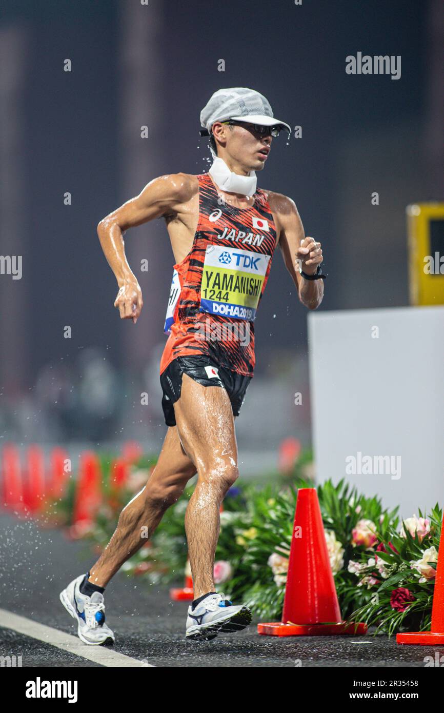 Toshikazu YAMANISHI Running The 20 Kilometres Race Walk At The 2019 toshikazu-yamanishi-running-the-20-kilometres-race-walk-at-the-2019