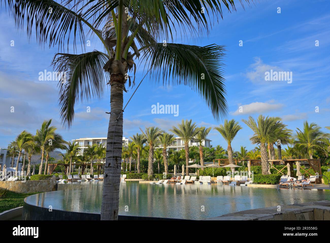 The luxury Conrad Punta de Mita Resort, Nayarit MX Stock Photo