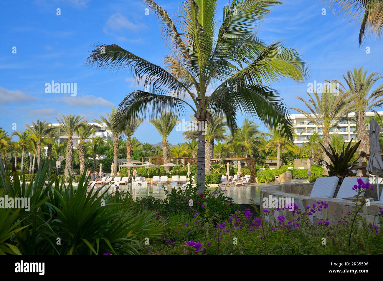 The luxury Conrad Punta de Mita Resort, Nayarit MX Stock Photo