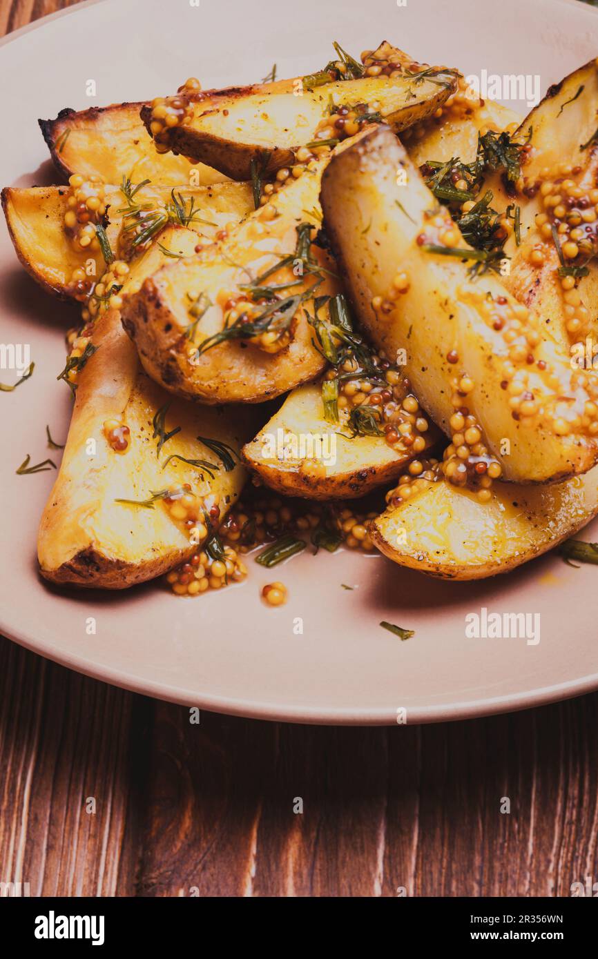 The baked potato Stock Photo - Alamy