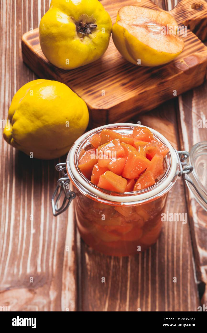 The Quince jam Stock Photo Alamy