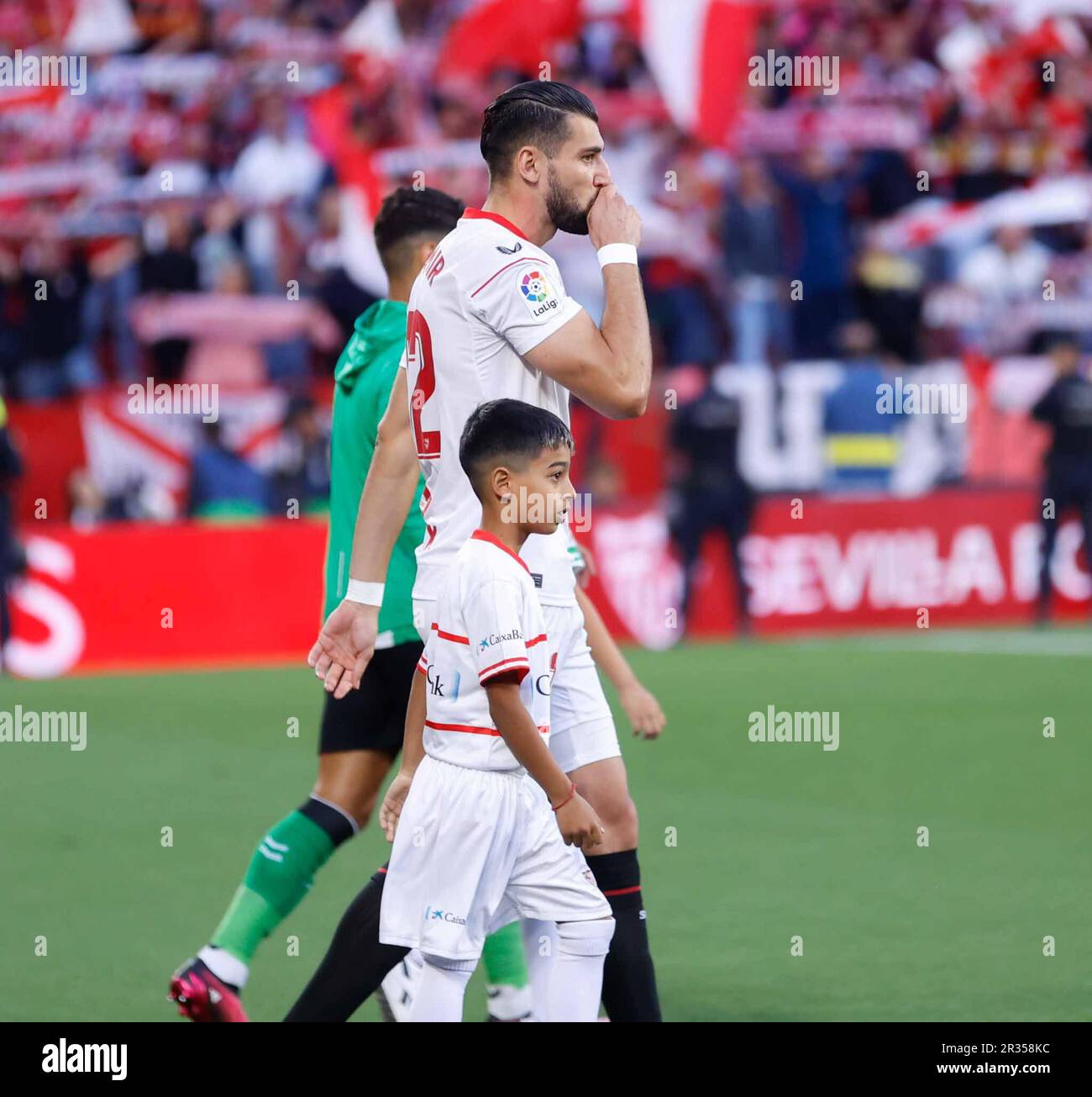 Seville, Spain. 21st May, 2023. Rafa Mir of Sevilla seen during the LaLiga Santander match between Sevilla FC and Real Betis at Ramon Sanchez-Pizjuan Stadium. Final Score; Sevilla FC 0:0 Real Betis. Credit: SOPA Images Limited/Alamy Live News Stock Photo