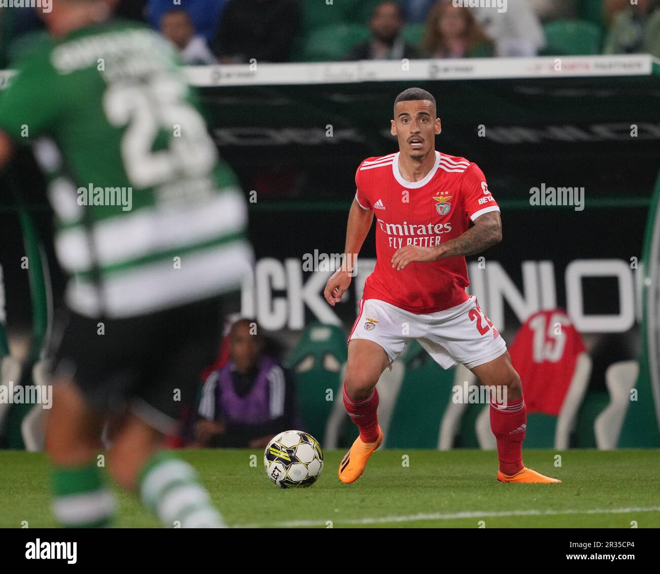 Lisbon, Portugal. 21st May, 2023. Chiquinho (Benfica) Football/Soccer :  Portugal Liga Portugal bwin match between Sporting Clube de Portugal 2-2  SL Benfica at the Estadio Jose Alvalade in Lisbon, Portugal . Credit