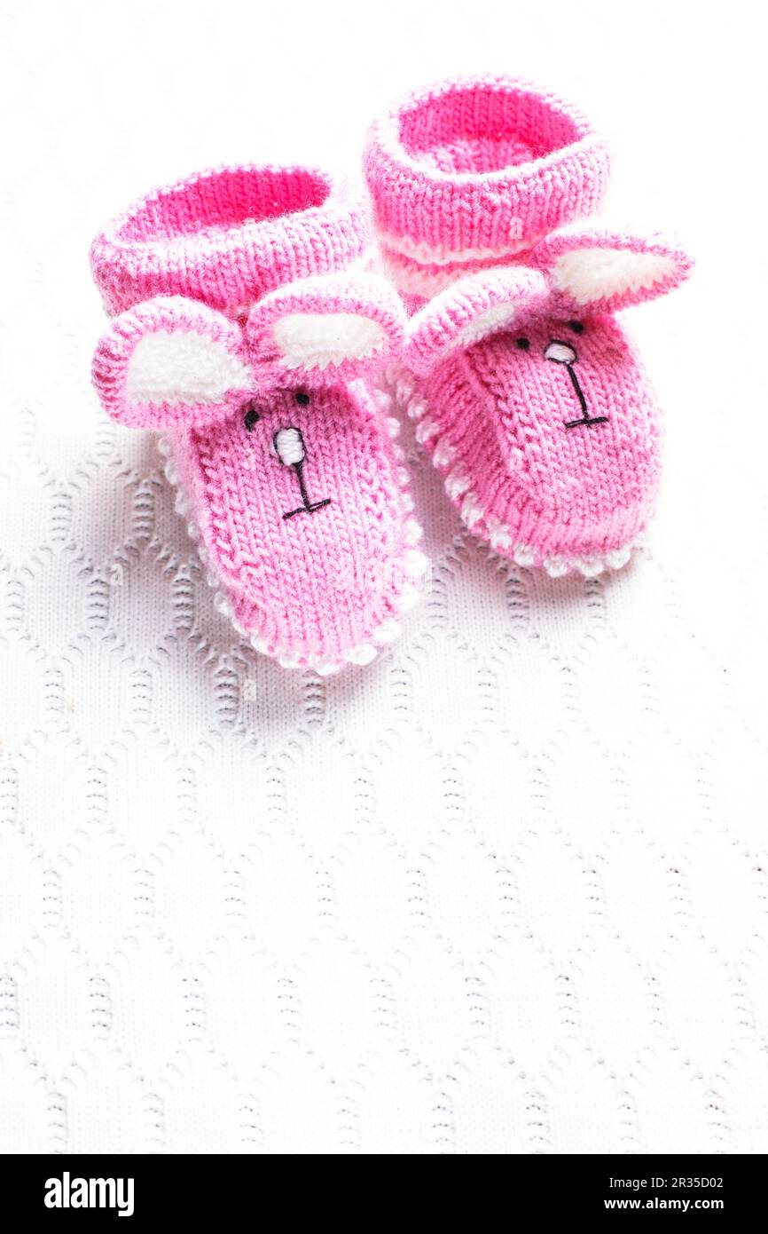 knitted baby booties uk