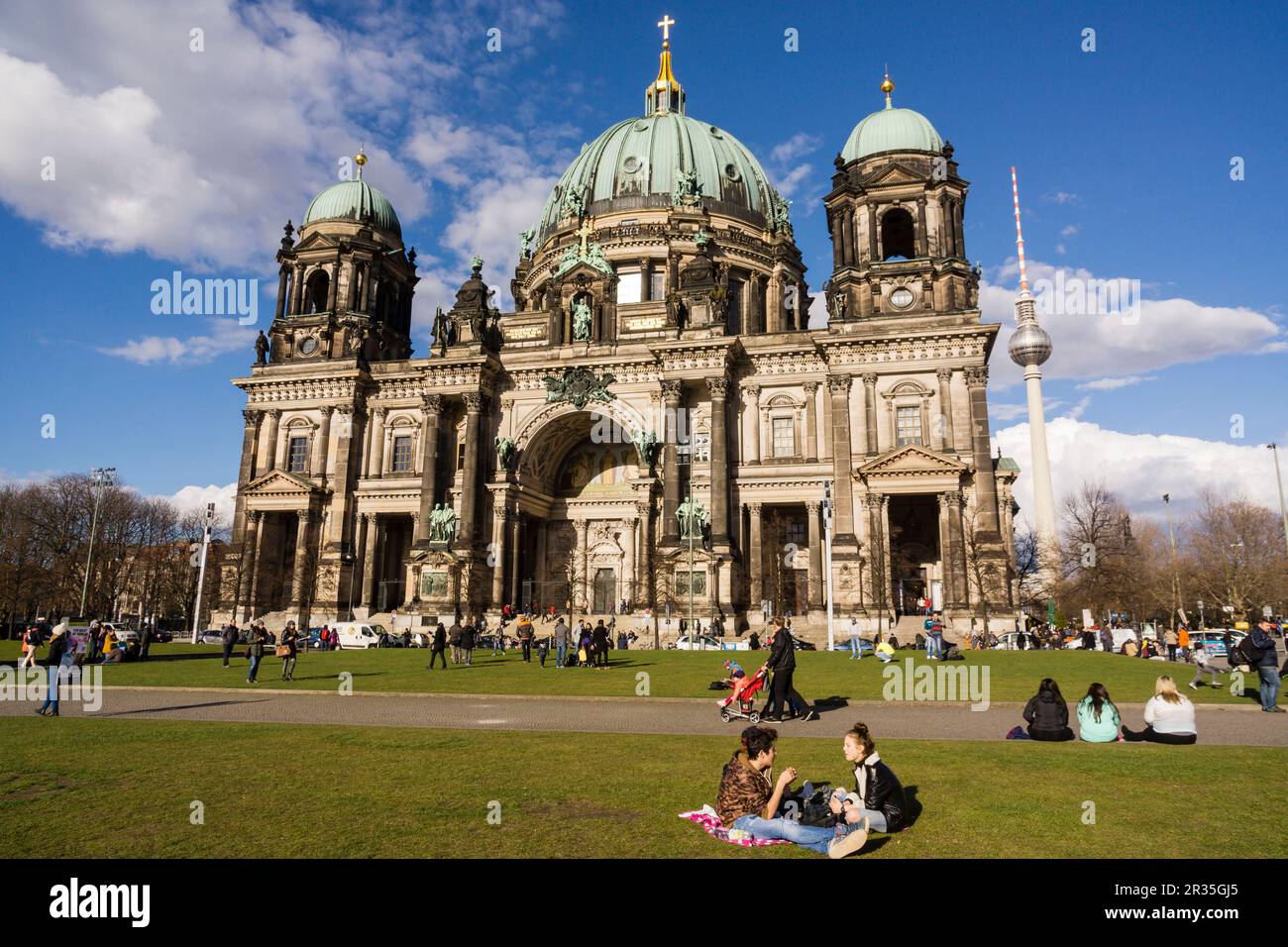 Catedral de Berlín (Berliner Dom ) templo de la Iglesia Evangélica,estilo neobarroco , S. XIX , Berlin,Alemania, europe. Stock Photo