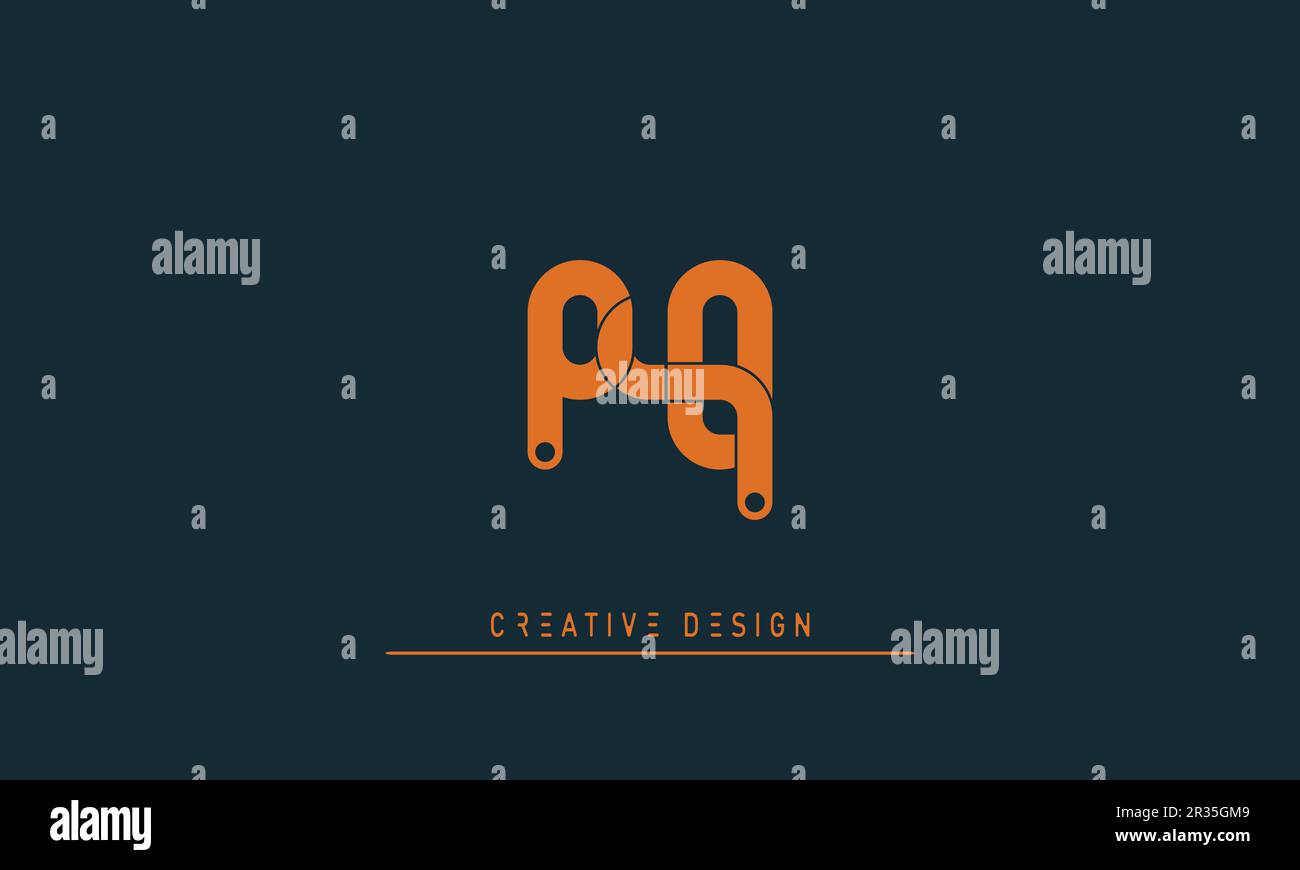 Alphabet letters Modern Creative logo PQ , QP Stock Vector Image & Art ...