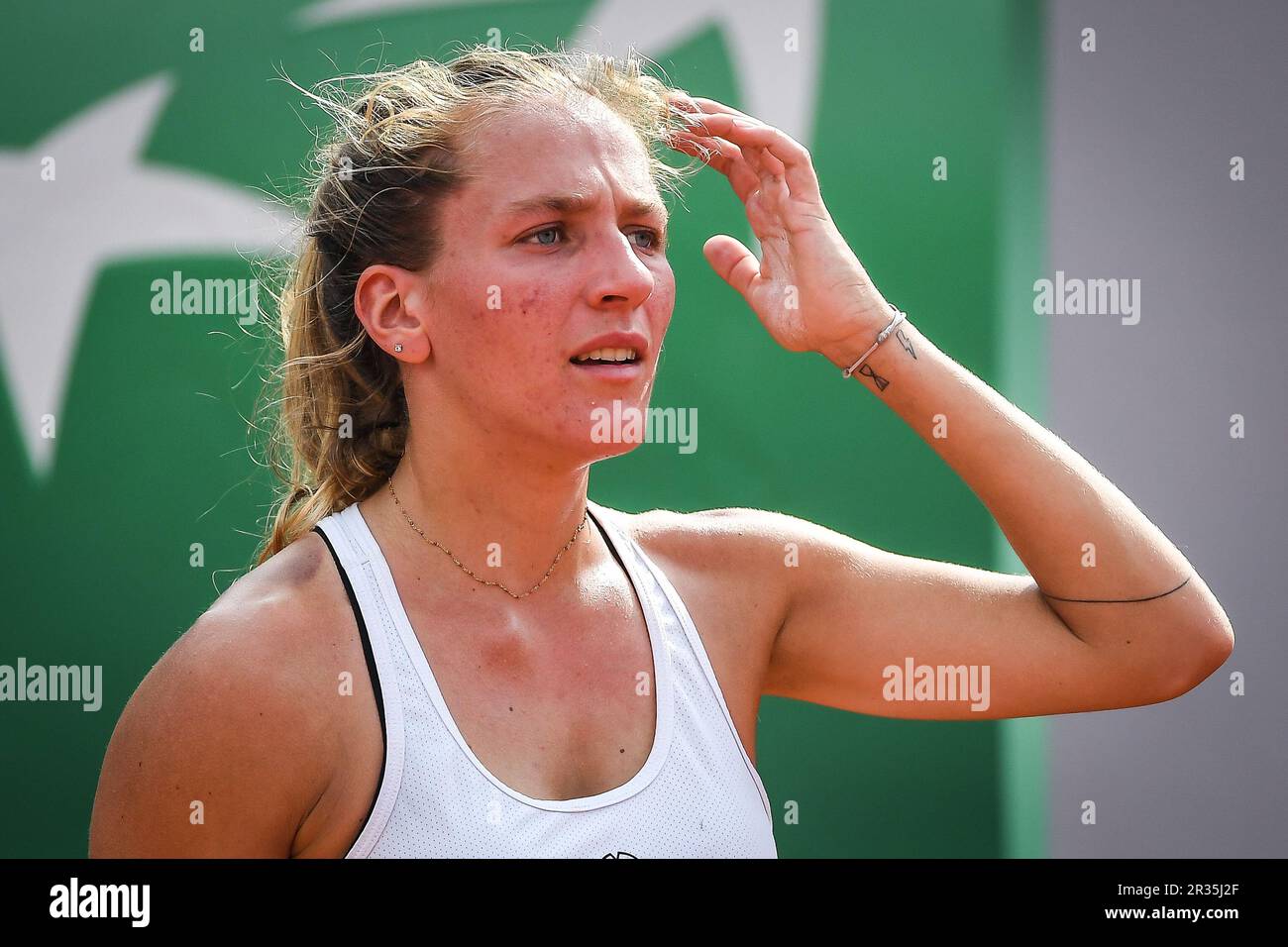 Margaux ROUVROY of France during the first qualifying day of Roland