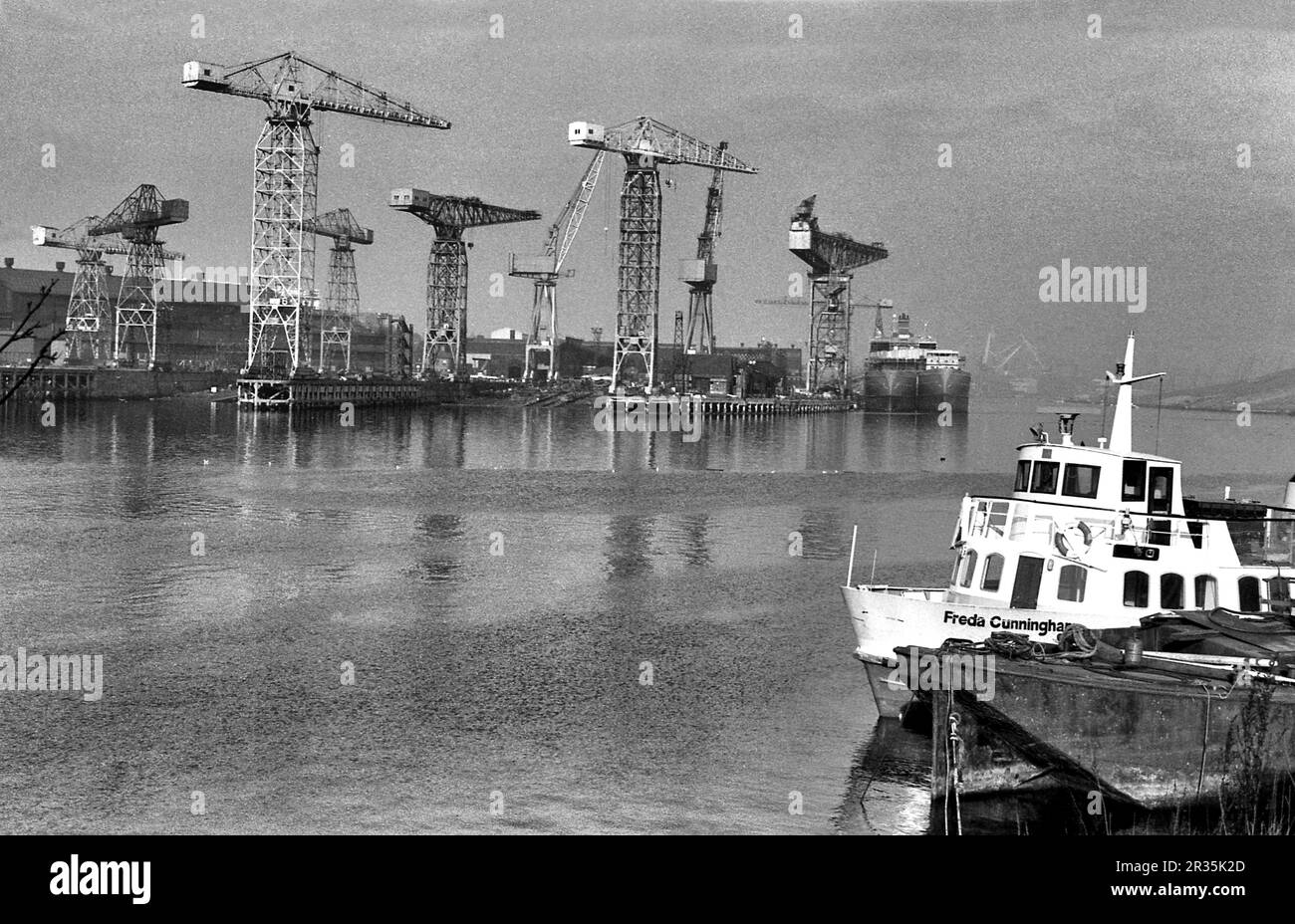 FREDA CUNNINGHAM TYNE FERRY 1970s Stock Photo Alamy