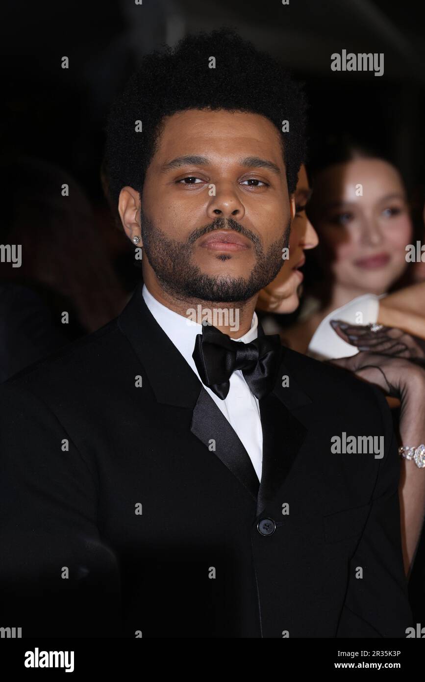 Cannes, France. 22nd May, 2023. Abel 'The Weeknd' Tesfaye and Lily Rose