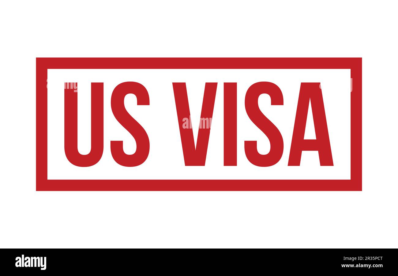 Red Us Visa Rubber Stamp Seal Vector Stock Vector Image & Art - Alamy