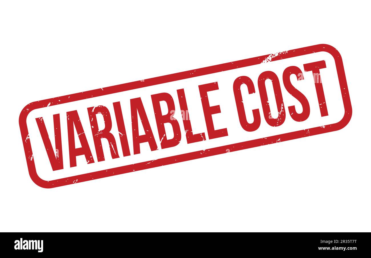 Variable Cost Rubber Stamp Seal Vector Stock Vector Image & Art Alamy