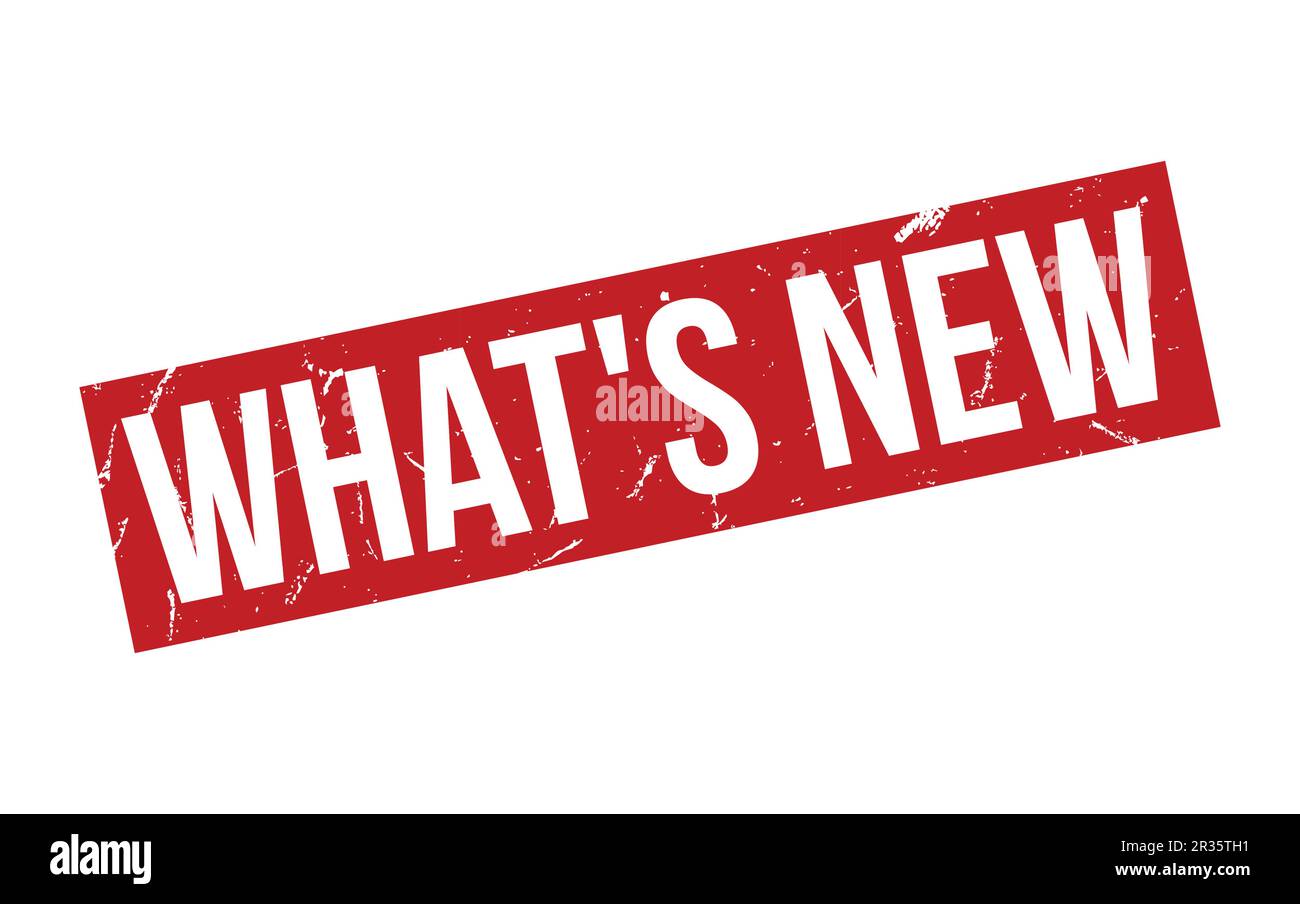 What’s New rubber grunge stamp seal vector Stock Vector Image & Art - Alamy