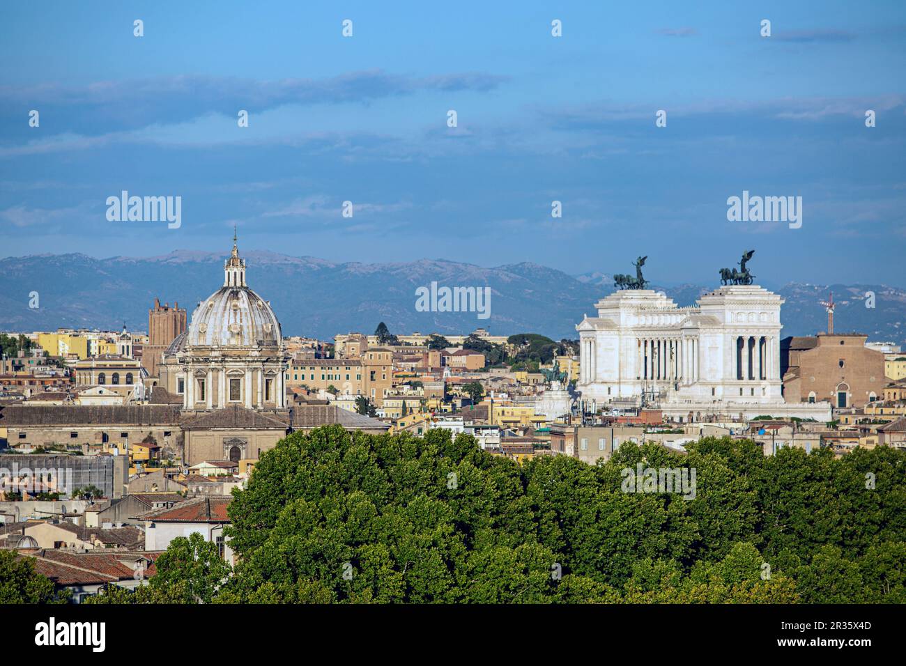 Mountain Ranges In Rome Rome landscape with mountains hi-res stock photography and images - Alamy