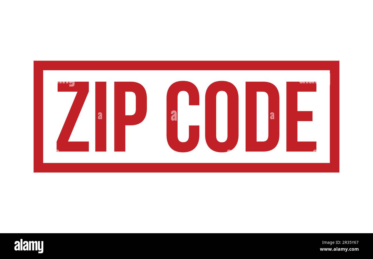 Zip Code rubber grunge stamp seal vector Stock Vector