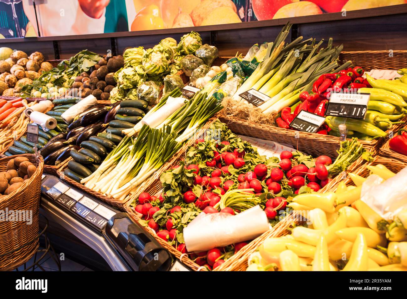 The vegetables market Stock Photo Alamy