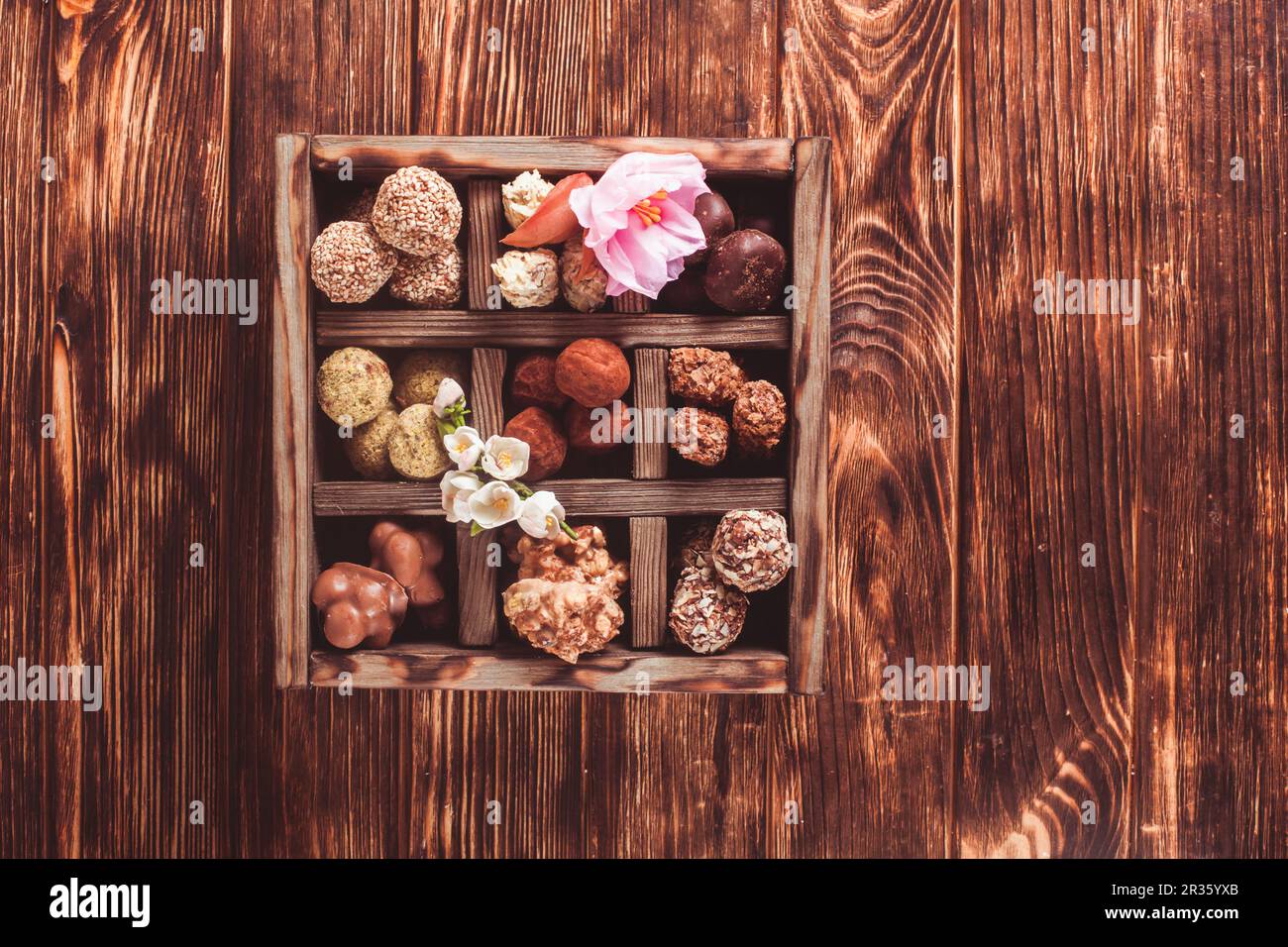 Chocolate candy box Stock Photo Alamy