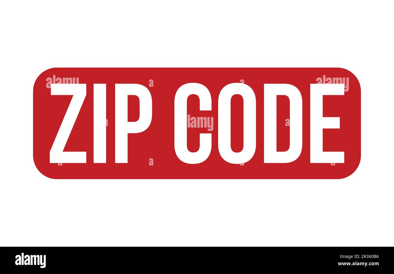 Zip Code rubber grunge stamp seal vector Stock Vector