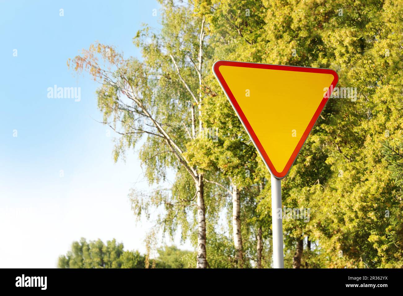 Yield danger traffic signs hi-res stock photography and images - Alamy