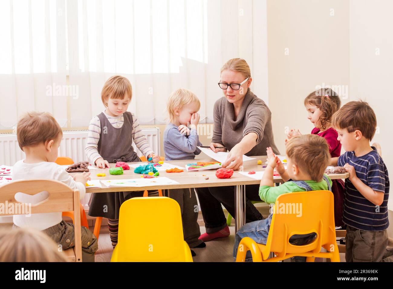 Interesting lesson modeling Stock Photo - Alamy