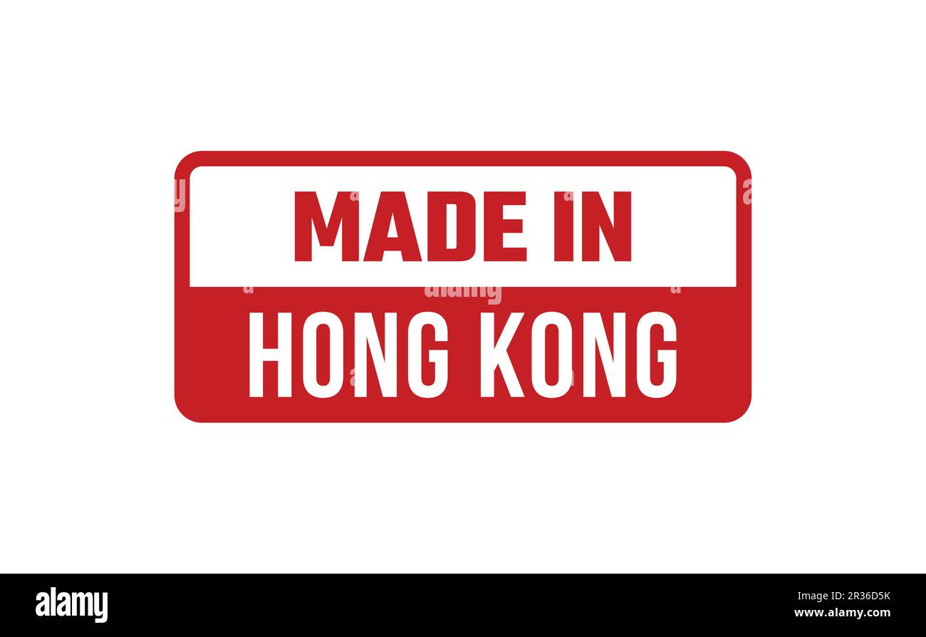 Made In Hong Kong Rubber Stamp Stock Vector Image & Art Alamy