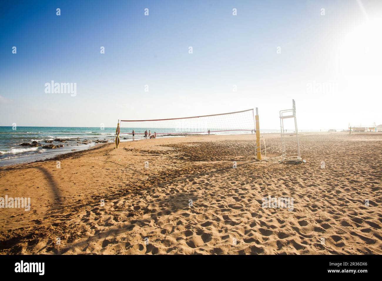 Volleyball net. Activity recreation Stock Photo - Alamy