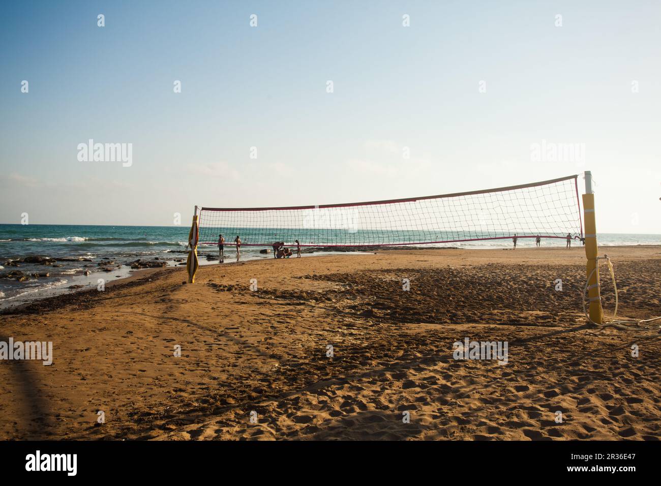Volleyball net. Activity recreation Stock Photo - Alamy