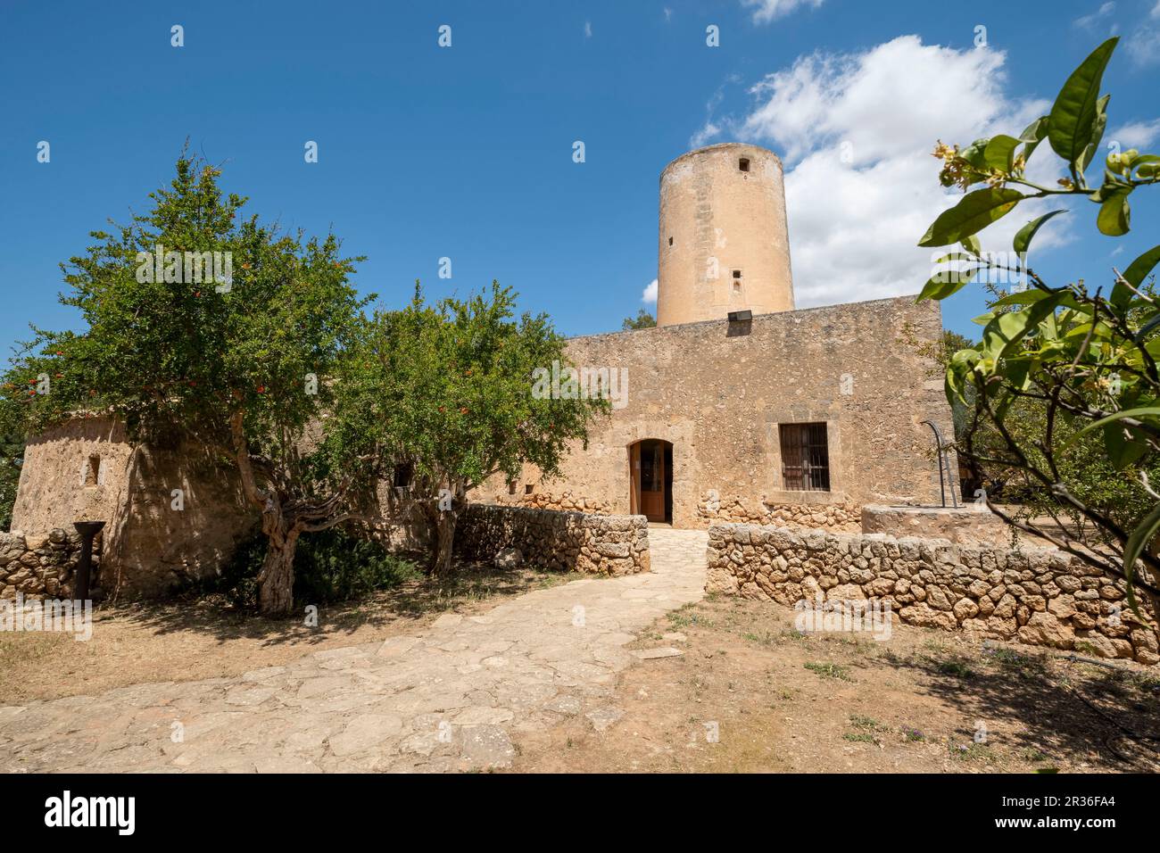 Mill, Marratxi, Mallorca, Balearic Islands, Spain. Stock Photo