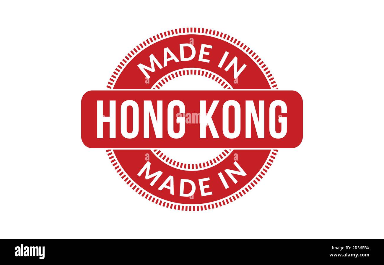 Made In Hong Kong Rubber Stamp Stock Vector Image & Art Alamy