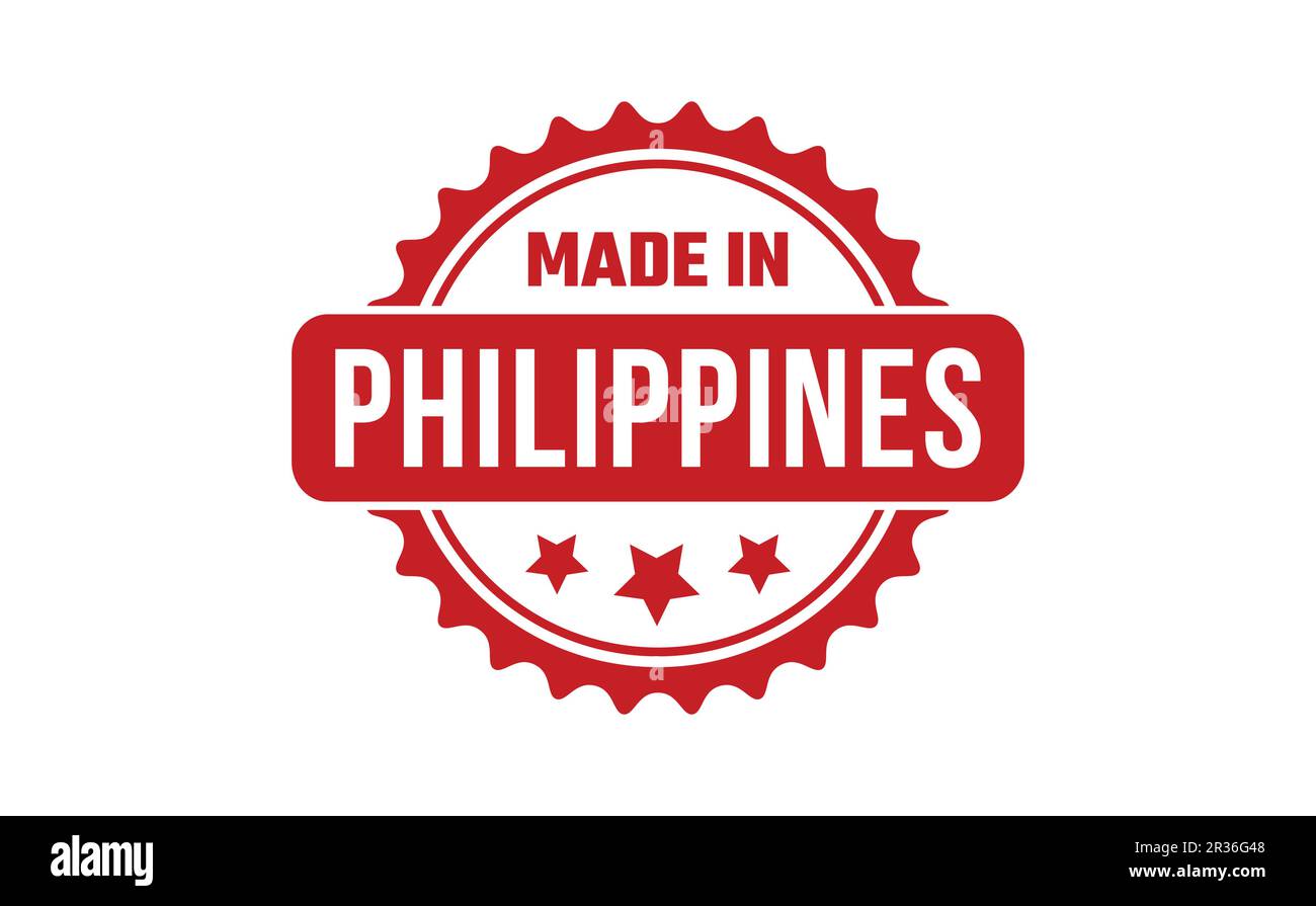 Made In Philippines Rubber Stamp Stock Vector Image & Art Alamy