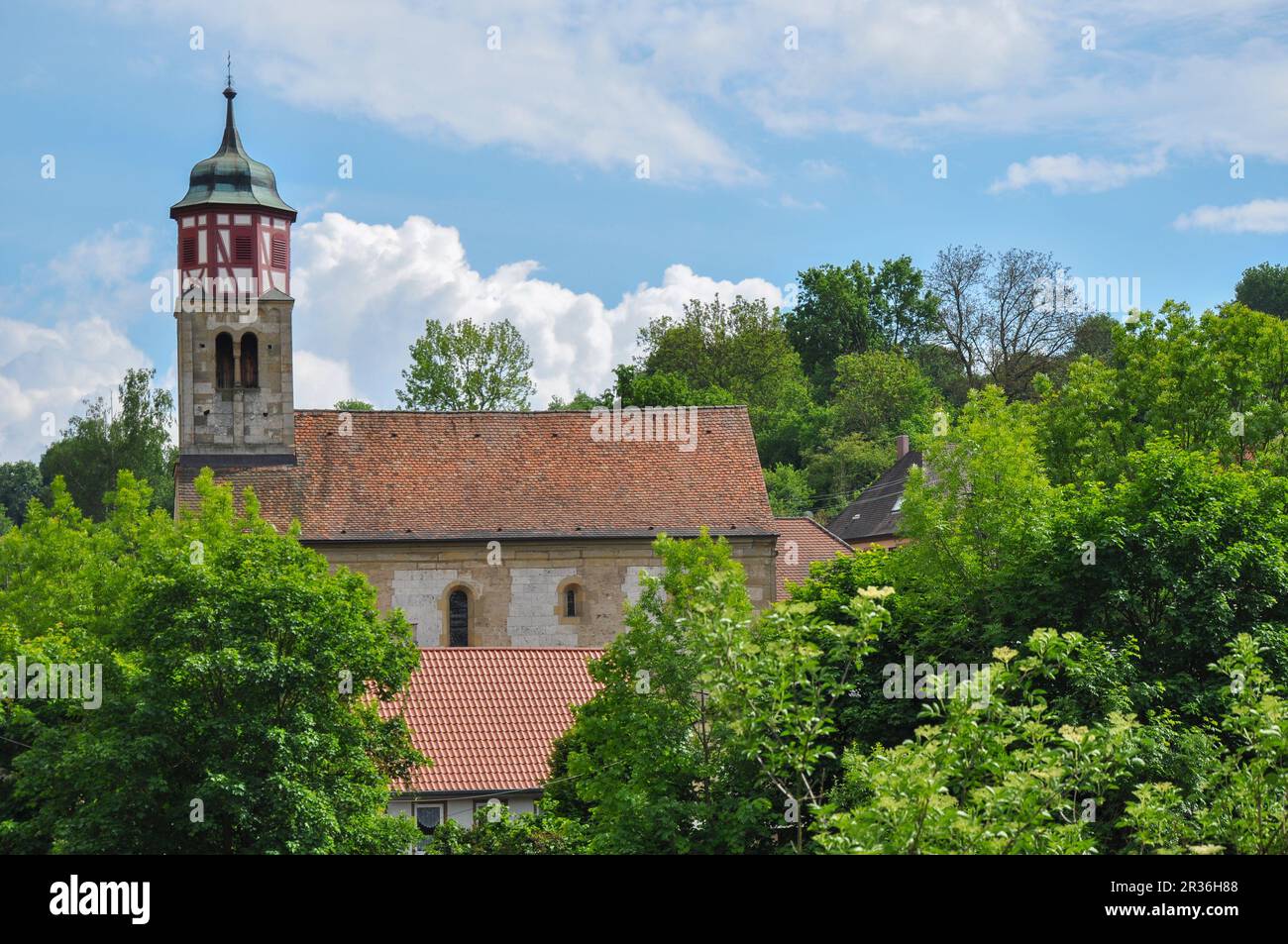 Church of St John the Baptist in Schwaebisch HallSteinbach, Germany