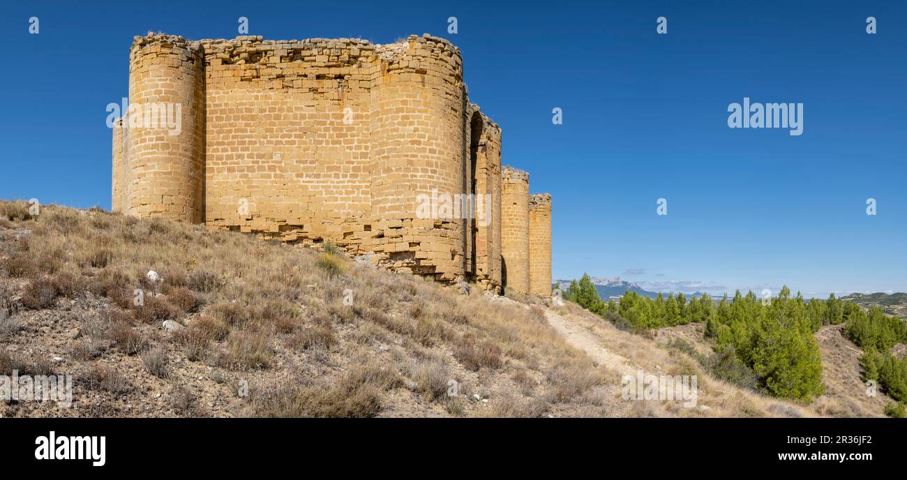castillo de Davalillo, siglo XIII, San Asensio, Logroño, La Rioja , Spain, Europe. Stock Photo