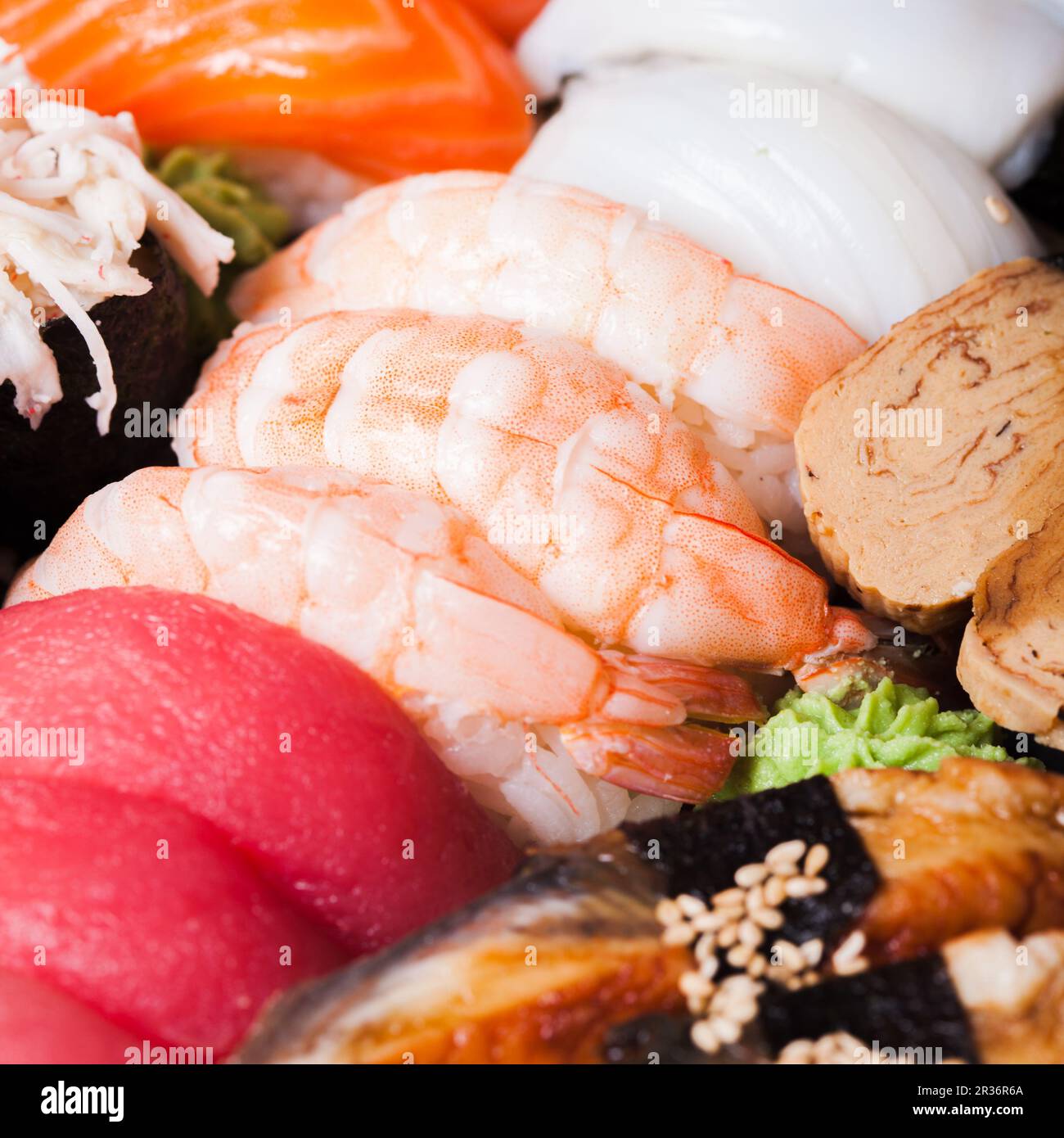 Set of sushi Stock Photo