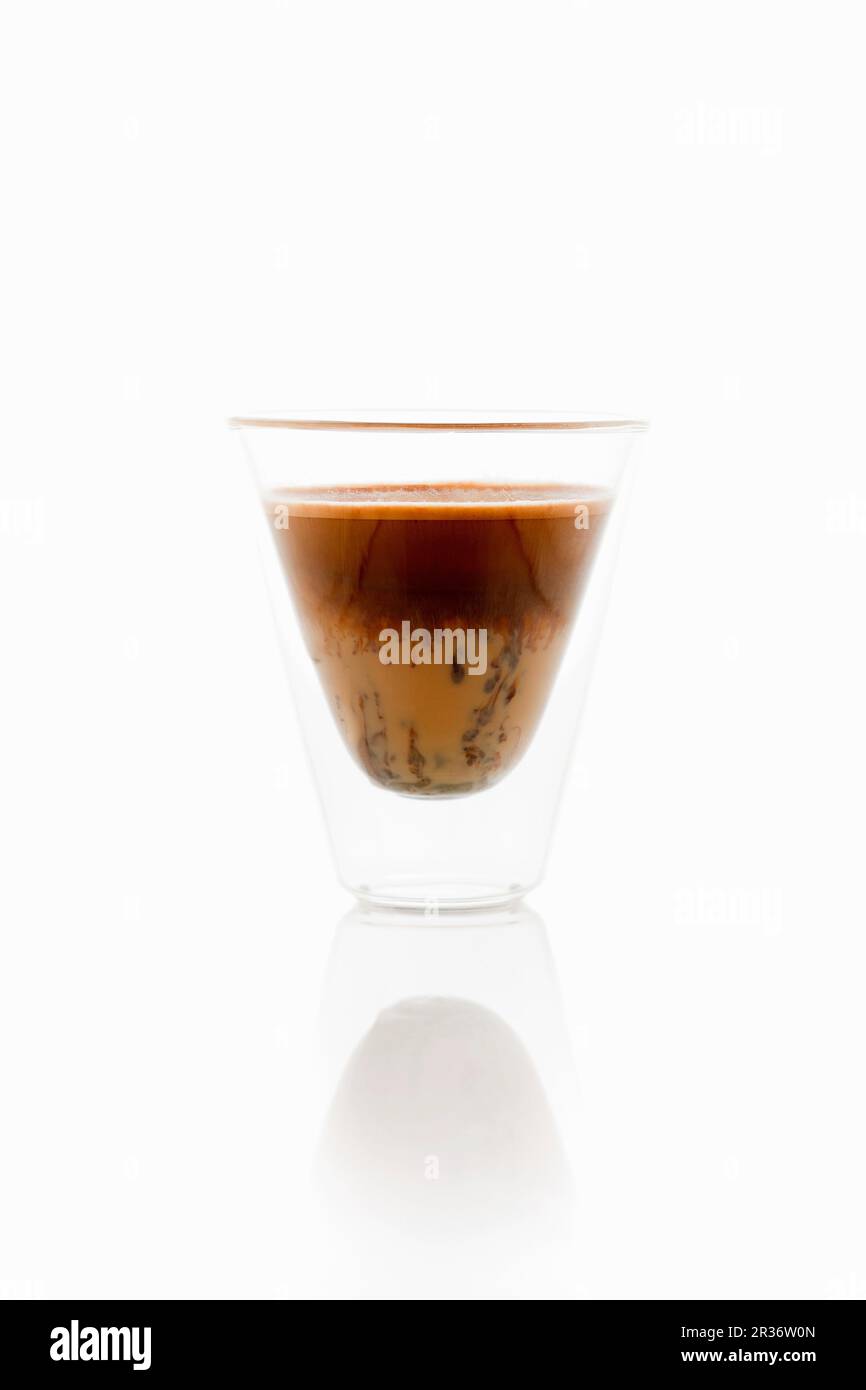 Espresso with Baileys Stock Photo