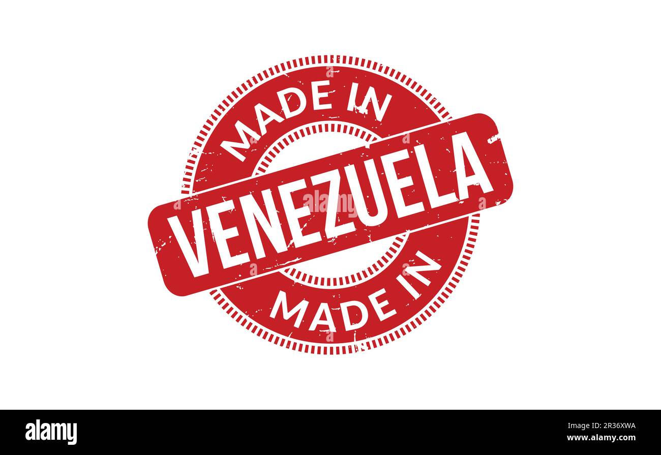 Made In Venezuela Rubber Stamp Stock Vector
