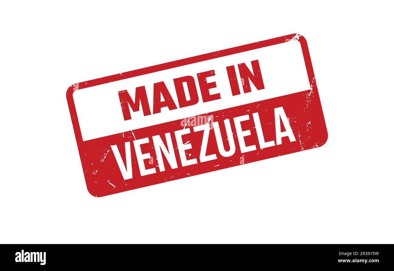 Made In Venezuela Rubber Stamp Stock Vector