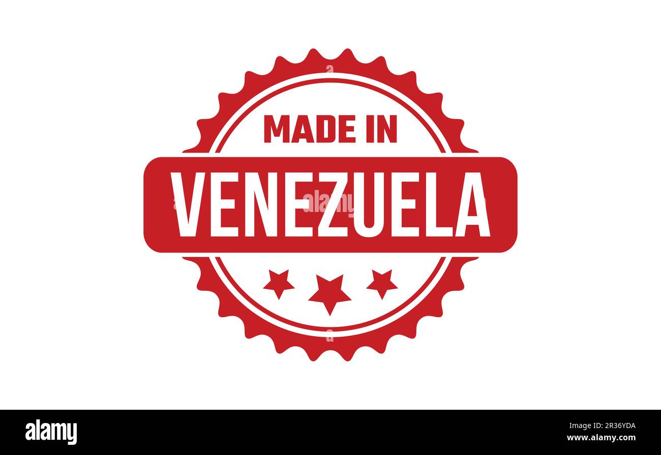 Made In Venezuela Rubber Stamp Stock Vector