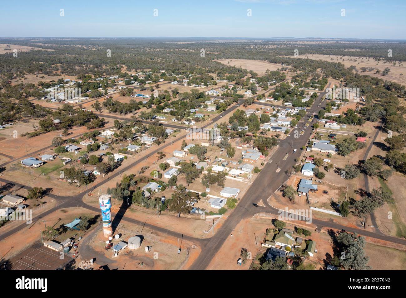 The outback Queensland town of Augathella, Australia Stock Photo Alamy