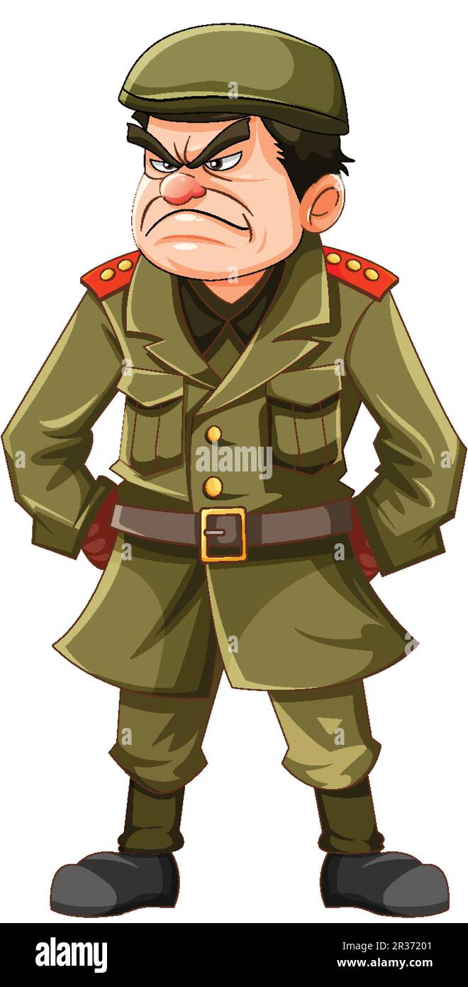 soldier cartoon character