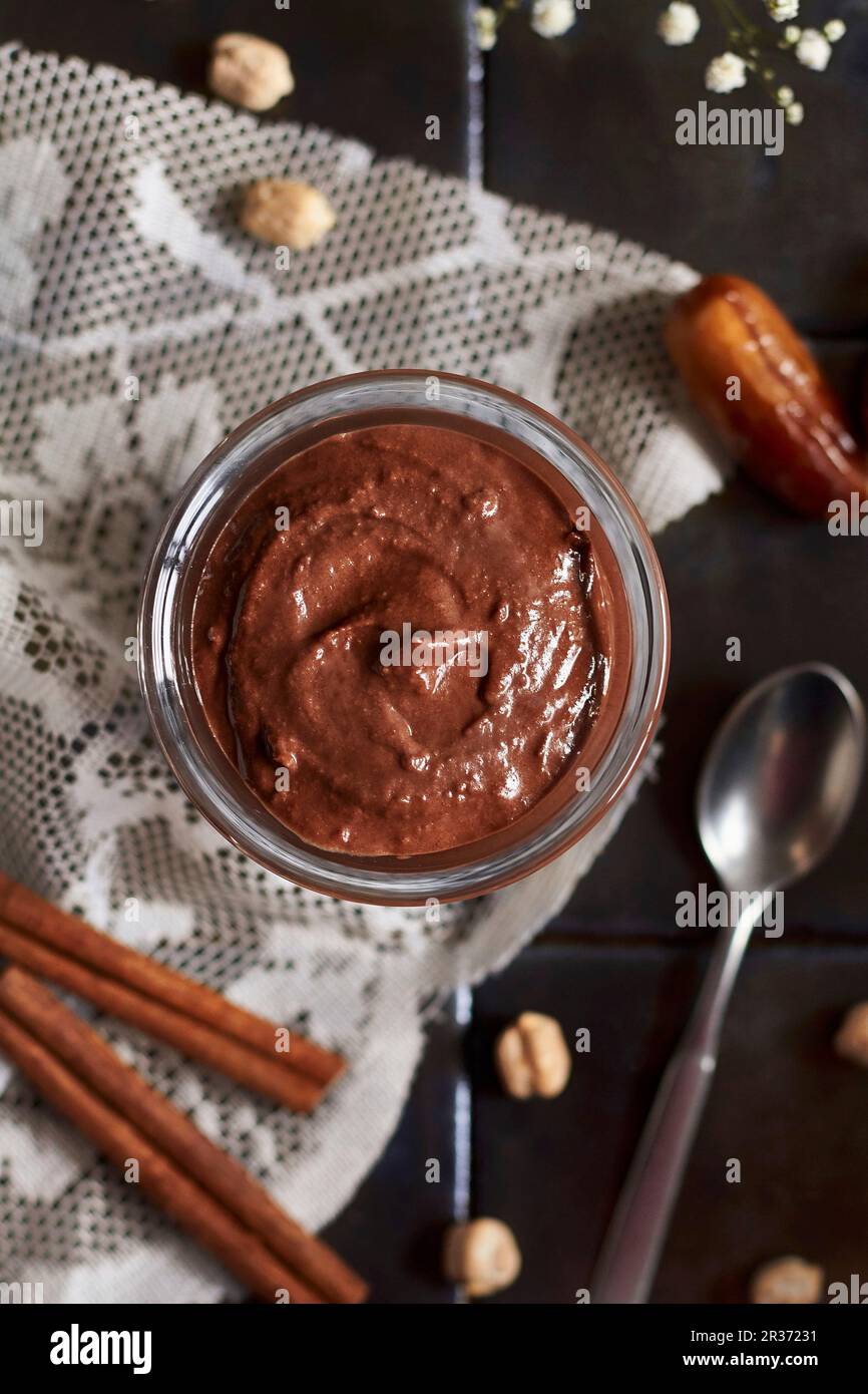 Vegan Chickpea Nutella Stock Photo Alamy