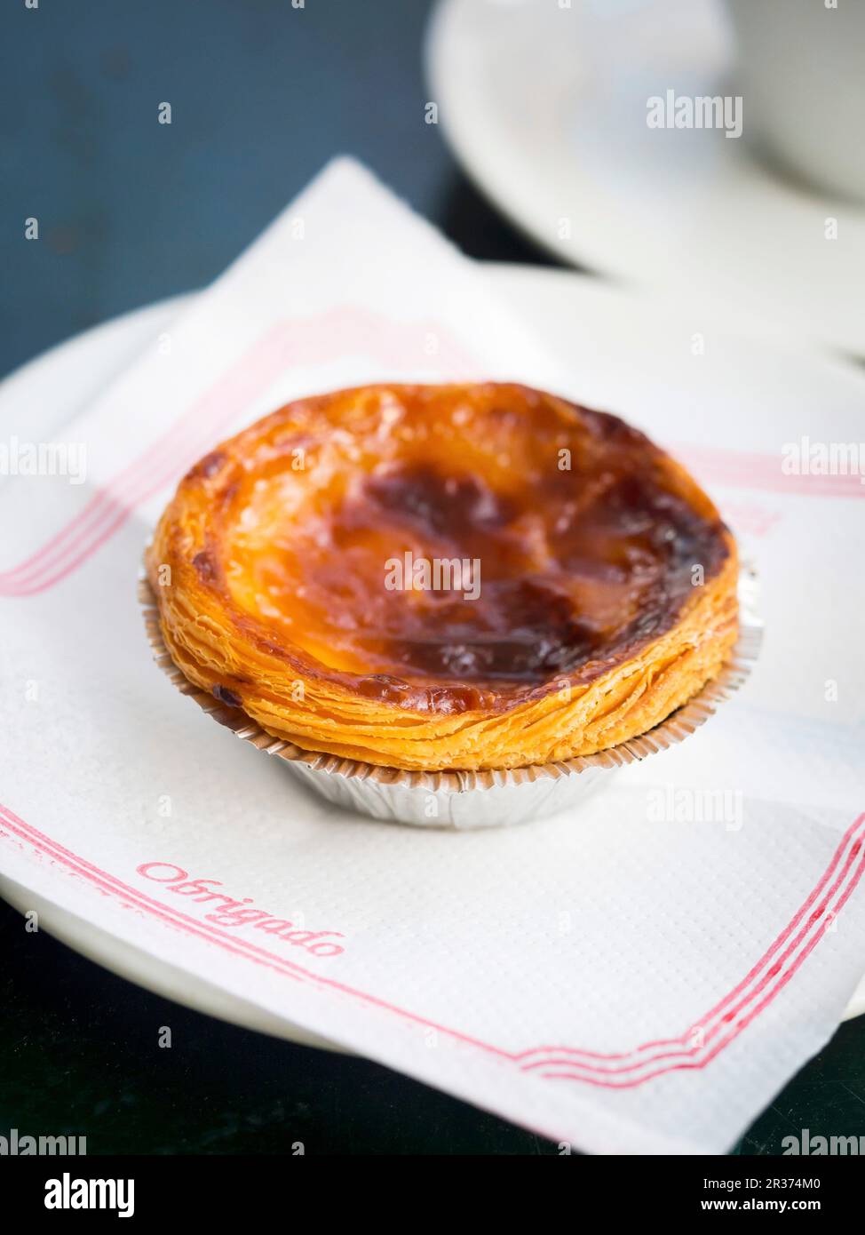 Pastel de nata, traditional Portuguese tart pastry Stock Photo Alamy