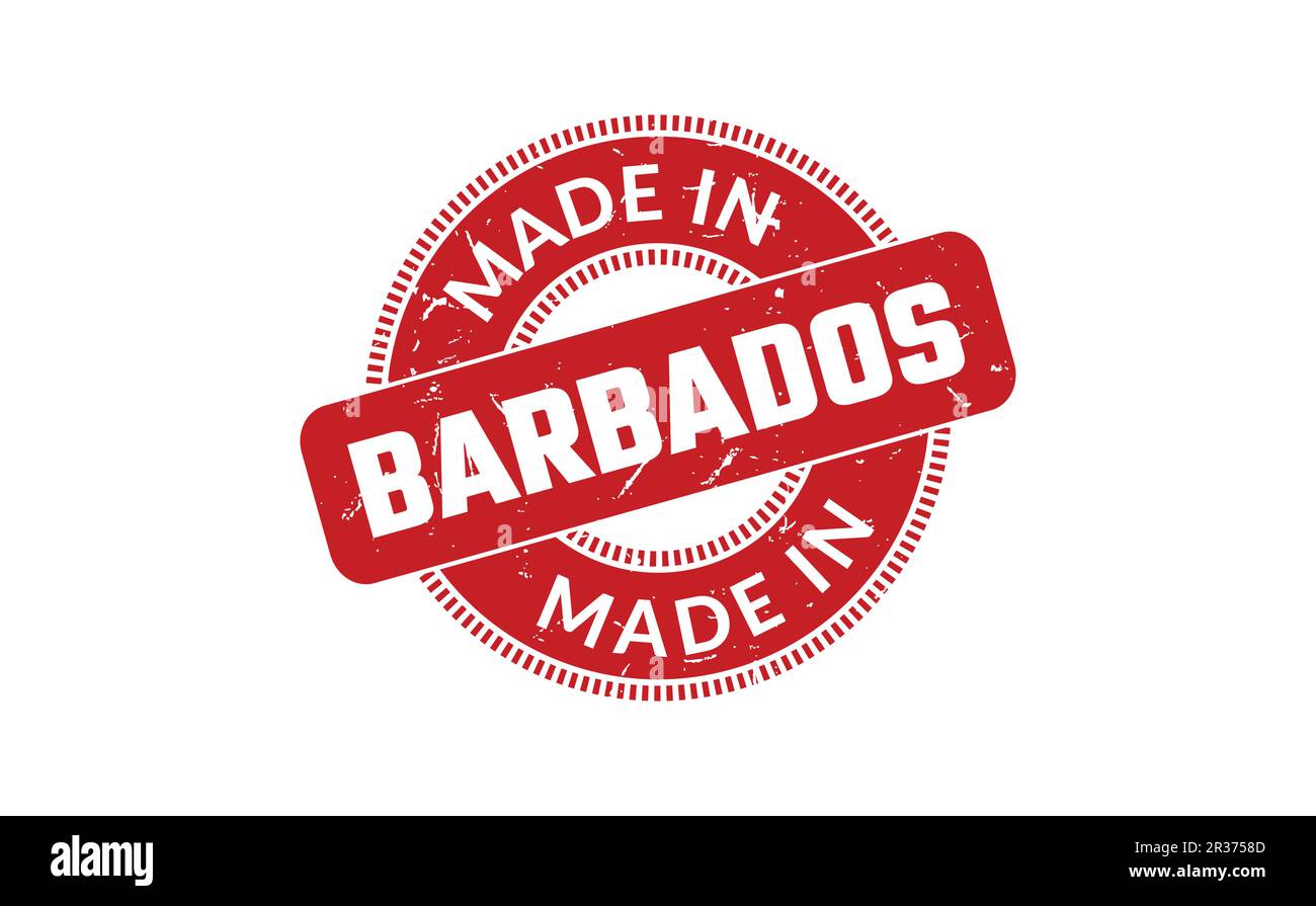 Made In Barbados Rubber Stamp Stock Vector Image & Art Alamy