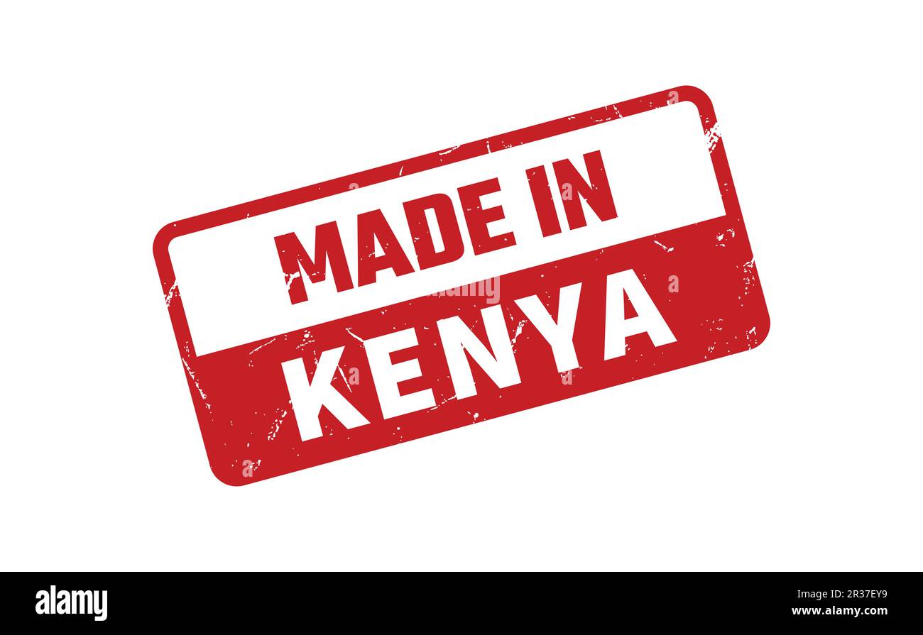 Made In Kenya Rubber Stamp Stock Vector Image & Art Alamy