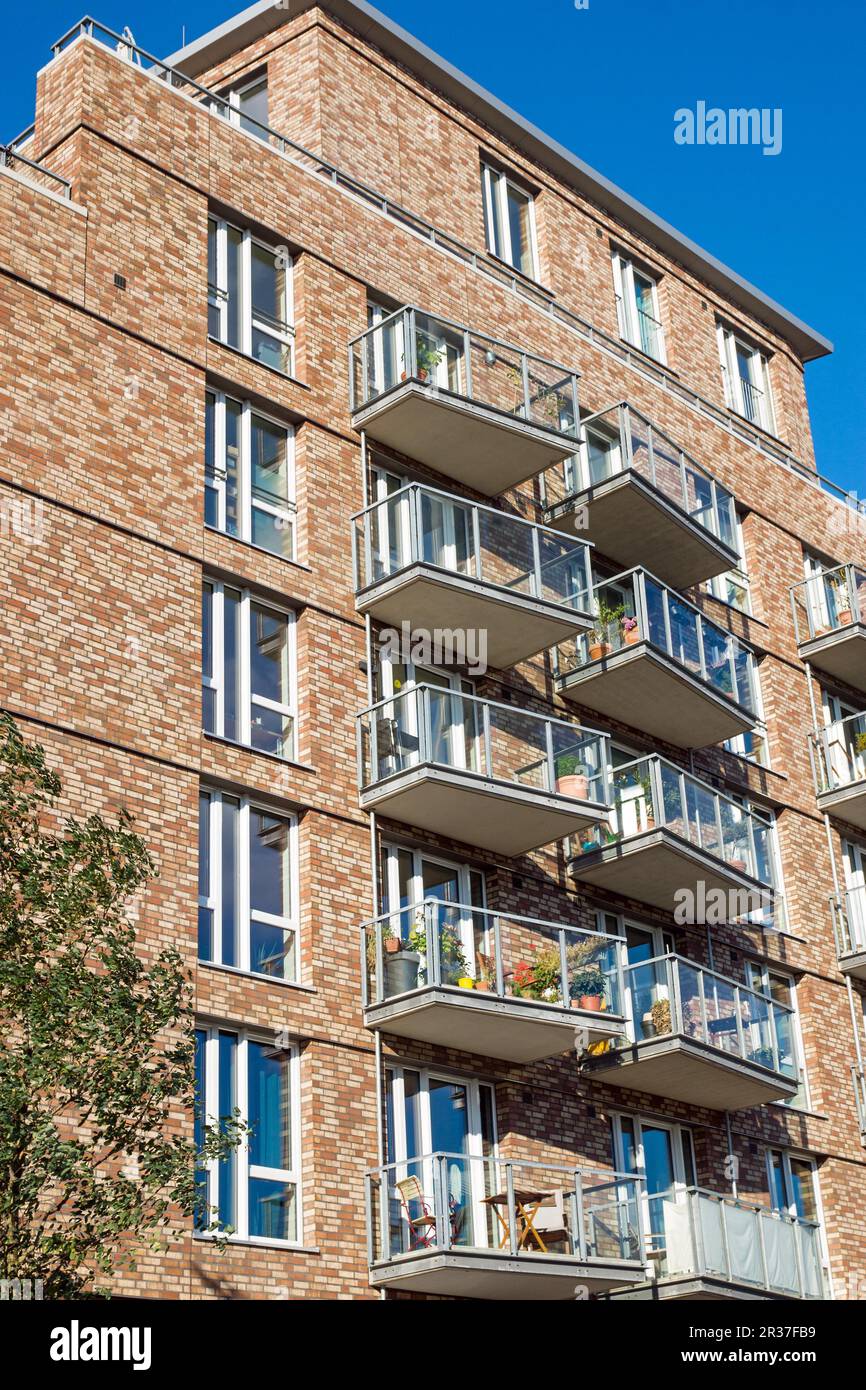New apartment building in the Hafencity in Hamburg Stock Photo Alamy