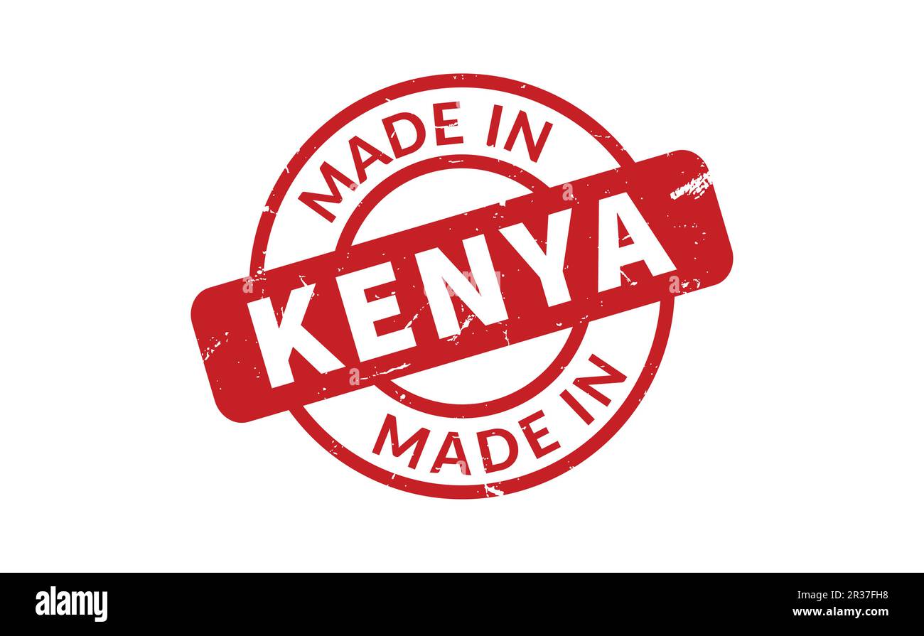 Made In Kenya Rubber Stamp Stock Vector Image & Art Alamy