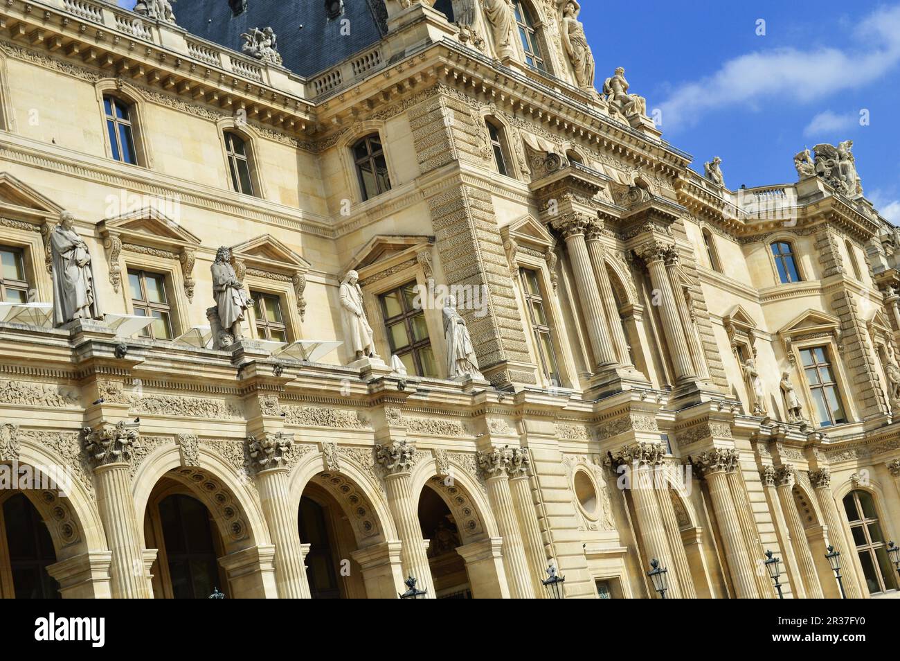 Louvre Museum in Paris, France Stock Photo