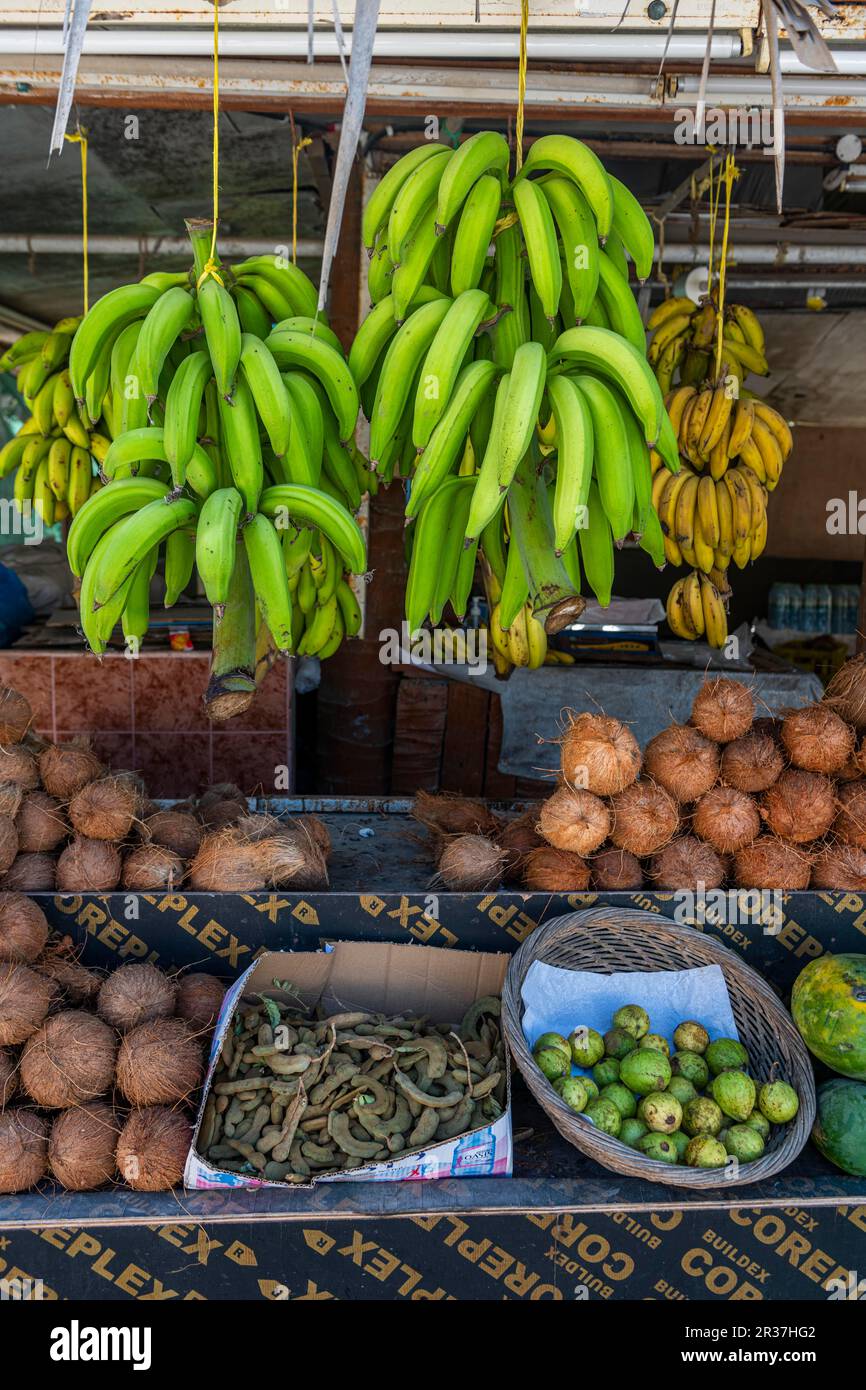 Fresh fruits in the Oasis of Salalah, Oman Stock Photo Alamy