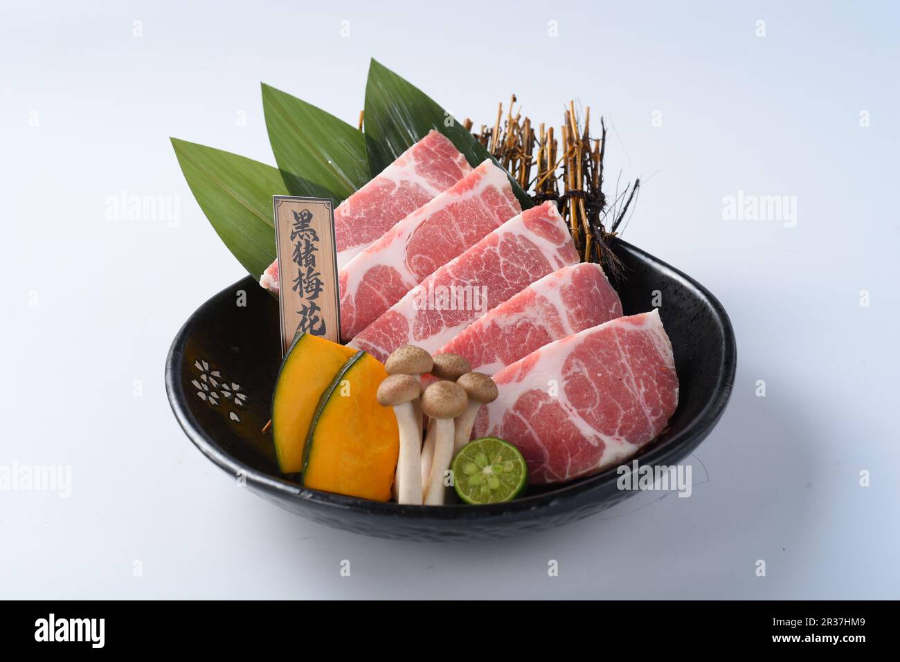 slice Pork Collar Butt（Pork Shoulder Butt） for Japanese bbq or Korea